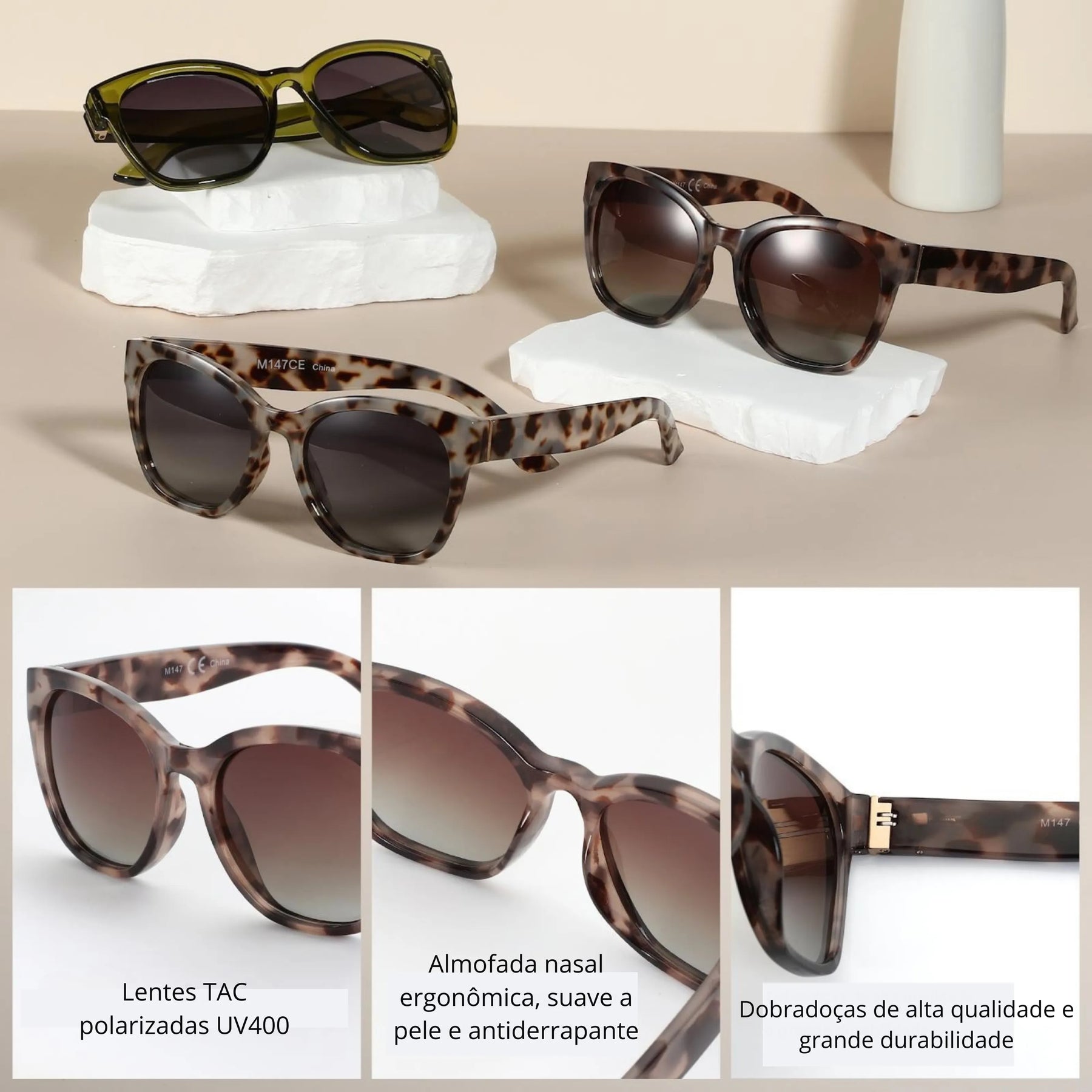 Óculos de Sol gatinho feminino