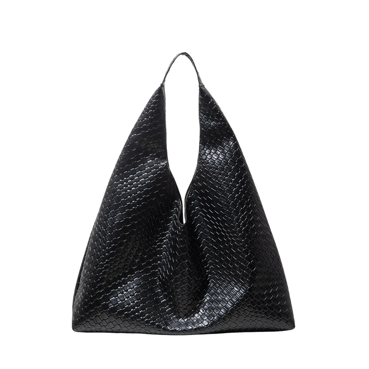 Bolsa de ombro feminina em couro 