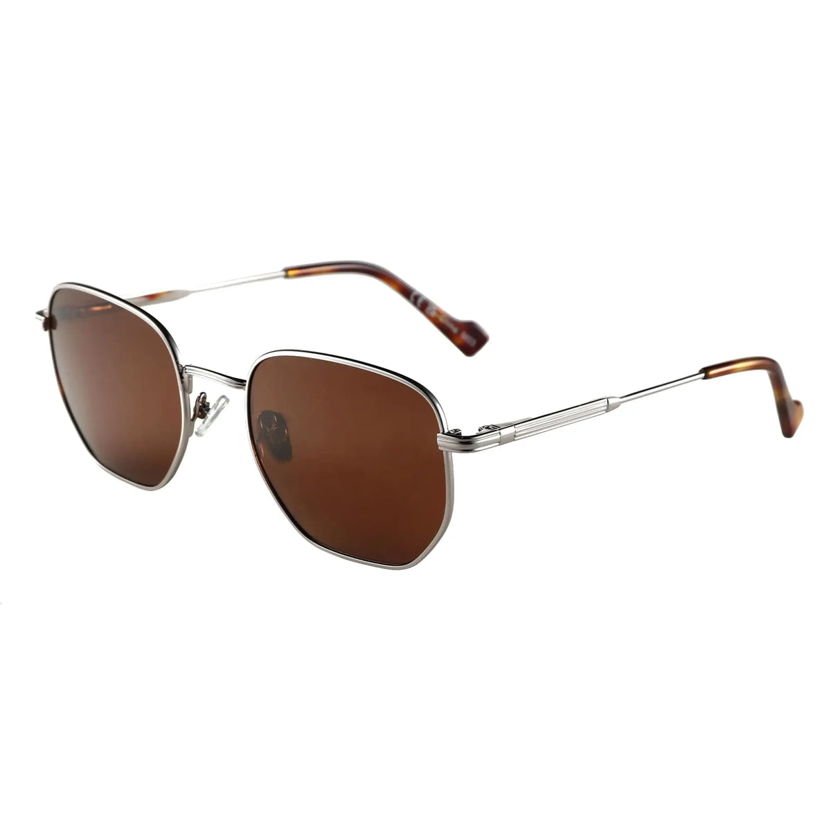 Óculos de Sol Feminino Quadrado Marrom