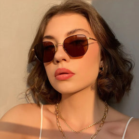 Óculos de Sol Feminino Quadrado 